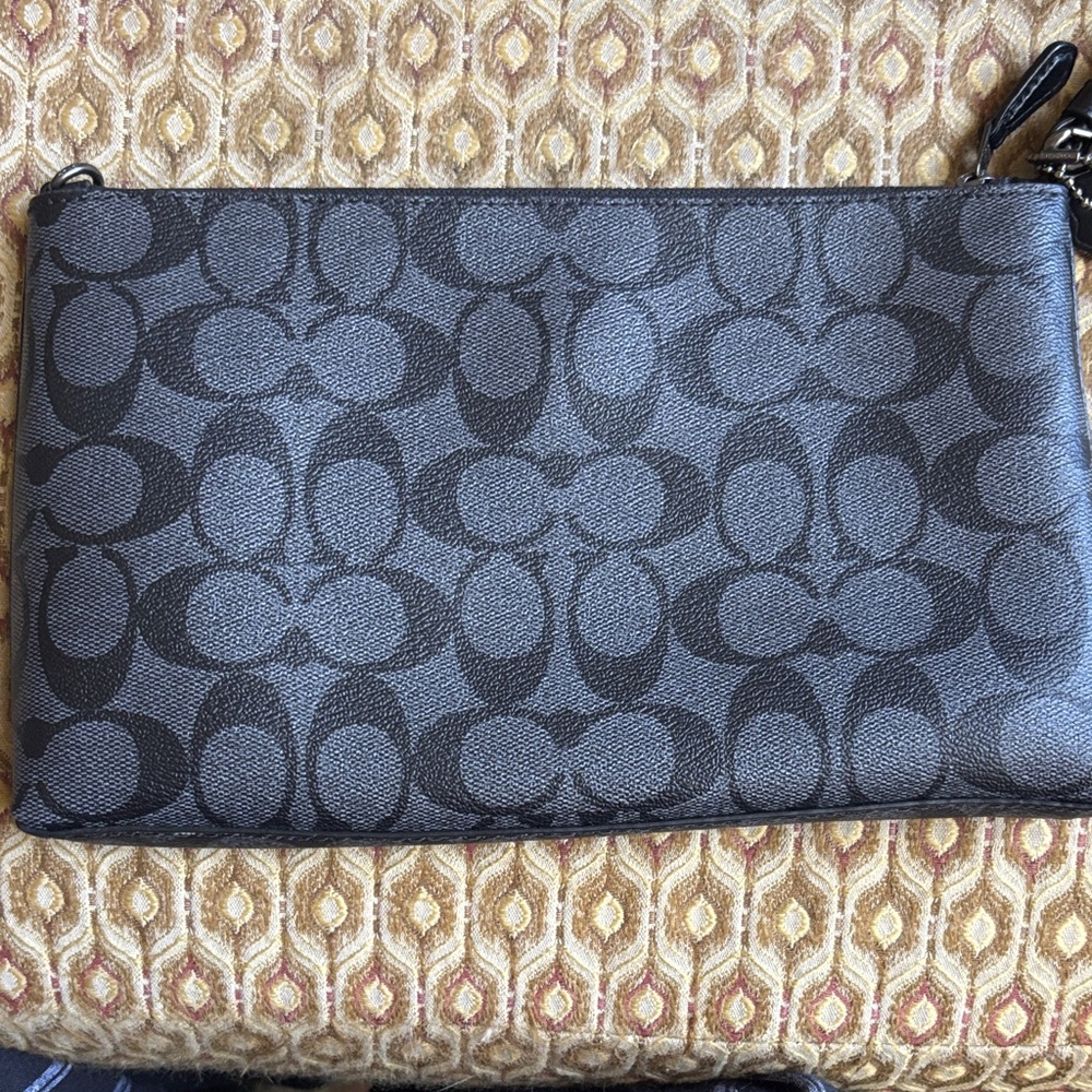 Coach Black and Pink Wristlet with Cherry Design - Picture 4 of 8